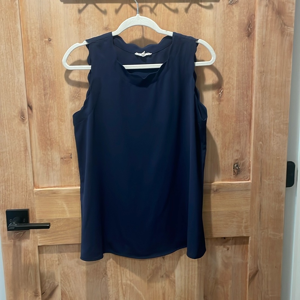 Women’s navy tank top